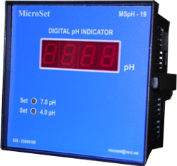 On - Line Panel Mounted pH Indicator Cum Transmitte