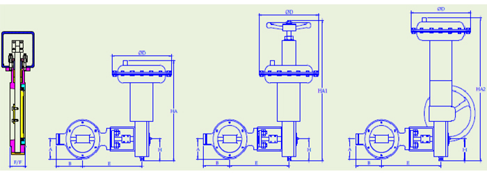 dimension-of-soft-seated-buttrfly-valve