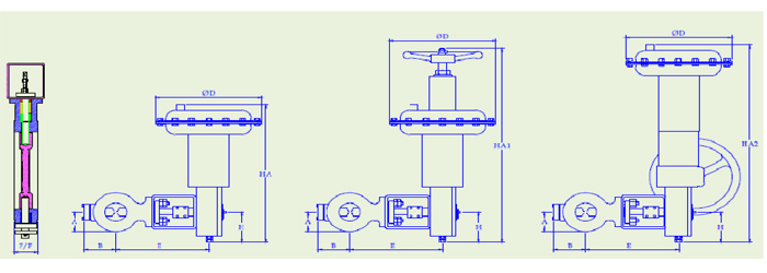 dimension-of-solved-type-butterfly-valve-mic-361